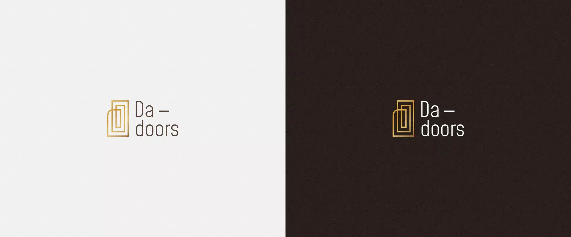 Разработка логотипа для компании «DA-DOORS» в Абинске